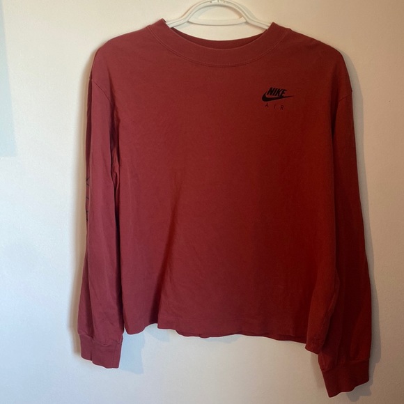 Nike Air Pink/Red Long Sleeve - Picture 1 of 2
